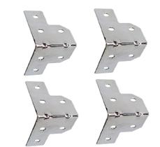 Kit 4 mata junta cromado para case 6 furos yr2302