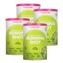 Kit 4 Matinal Morning Shot 2.0 - Sublyme Lata (150G) Limão