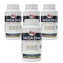 Kit 4 mega dha - 120 cápsulas - vitafor