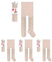 Kit 4 Meias Calça de Algodão Bebê Selene Estampada Quentinha Inverno