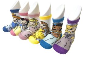 Kit 4 Meias Princesas da Disney 0 a 4 anos Menina Jolitex Kit 4 Meias Princesas da Disney 0 a 4 anos Menina Jolitex