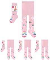 Kit 4 Meias Selene - Ceroula / Meia Calça Bebê Para Inverno Desenho Kit 4 Meias Selene - Ceroula / Meia Calça Bebê Para Inverno Desenho