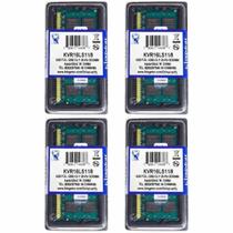 Kit 4 Memórias Kingston 8GB, 1600MHz, DDR3, Notebook, CL11