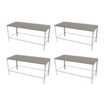 KIT - 4 Mesa Panificadora Desmontável 800x870x1900 MBR-018 - Braesi