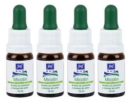 Kit 4 Micotins 10ml Conta Gotas - Reparador Para Unhas - RHR Cosméticos