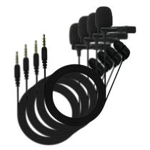Kit 4 Microfones de Lapela JBL CSLM20 P2 - Preto