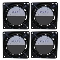 Kit 4 microventilador 150x150x52 bivolt st