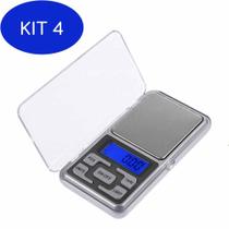 Kit 4 Mini Balança Digital Alta Precisão Pocket Scale Até