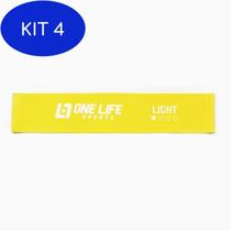 Kit 4 Mini Band Em Látex - Leve - One Life