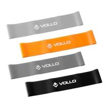 Kit 4 Mini Bands De Exercício Vollo