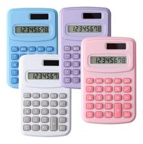 Kit 4 Mini Calculadora Pequena Colorida 8 Dígitos Escolar KA-6070 Kit 4 Mini Calculadora Pequena Colorida 8 Dígitos Escolar KA-6070