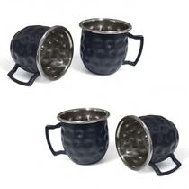 Kit 4 Mini Canecas Moscow Mule Martelada Shot Premium 60Ml P Kit 4 Mini Canecas Moscow Mule Martelada Shot Premium 60Ml P