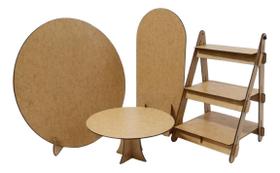 Kit 4 Mini Festa Mini Arco Romano Decoração Mesa De Festa envio imediato