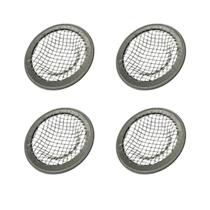 Kit 4 Mini Ralo de Pia Lavatório Japonês I 4,5cm Em Aço Inox