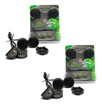 Kit 4 Mini Tweeter Technoise Cristal Piezoeletrico - 80 Watts Rms