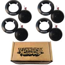 Kit 4 Mini Tweeter Technoise Neodímio Tech 60w Coluna Painel Kit 4 Mini Tweeter Technoise Neodímio Tech 60w Coluna Painel
