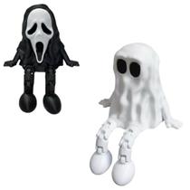 Kit 4 Miniaturas Halloween Decoração Terror Impressão 3D Enfeite de Mesa Festa Temática Assombrada Kit 4 Miniaturas Halloween Decoração Terror Impressão 3D Enfeite de Mesa Festa Temática Assombrada