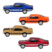 Kit 4 Miniaturas Opala Ss 1978 Metálico 100 Anos 1:64 Ferro