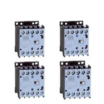 Kit 4 Minicontatores CWC0 Weg 7A 220V - Tensão Isolação 690V Kit 4 Minicontatores CWC0 Weg 7A 220V - Tensão Isolação 690V