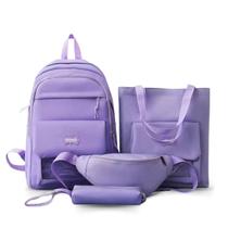 Kit 4 Mochila Grande, Bolsa, Pochete E Estojo Liquidação Top