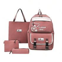 Kit 4 Mochilas de lazer viagem escola - Clouds Love Unissex