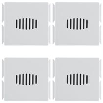 Kit 4 Modulo Campainha Bivolt Aria Tramontina Cor Branco Kit 4 Modulo Campainha Bivolt Aria Tramontina Cor Branco