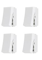 Kit 4 Modulo Interruptor Simples Branco Steck Stella 868010