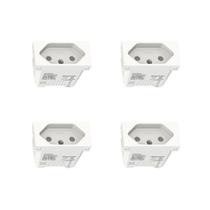 Kit 4 Modulo Tomada 10A S70202104 Branco Orion Schneider