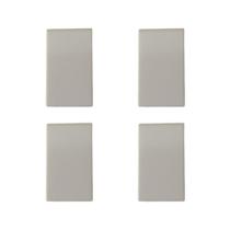 Kit 4 Modulos Cego Branco Lunare Up Schneider S404100