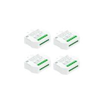 Kit 4 Módulos Interruptor Relé Inteligente RF 2 Canais Weg Home