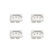Kit 4 Modulos Tomada 20A BrancoLunare Up Brilhante substituto Decor e Prime Schneider Kit 4 Modulos Tomada 20A BrancoLunare Up Brilhante substituto Decor e Prime Schneider