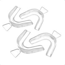 Kit 4 Moldeiras Clareamento Dental Termomoldável Silicone Kit 4 Moldeiras Clareamento Dental Termomoldável Silicone