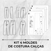 Kit 4 moldes de costura calças by Marlene Mukai Kit 4 moldes de costura calças by Marlene Mukai