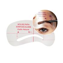 Kit 4 Moldes de Sobrancelha