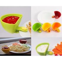 Kit 4 Molheiras Com Prendedor Clipe Para Lateral de Pratos