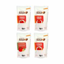 Kit 4 Molho Tomate Bendita Roça: Tradicional, Extrato, Purê,