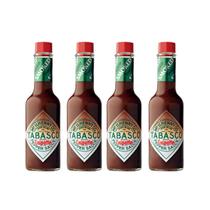 Kit 4 Molhos Pimenta Tabasco Chipotle 60 Ml Chili