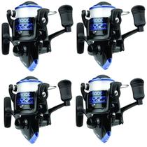 Kit 4 Molinetes de Pesca Pequenos Lp 1000 Drag 3kg Albatroz