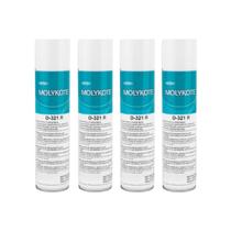 Kit 4 Molykote D321R Spray Dupont 400Ml Lubrificante Antiaderente Para Plástico E Borracha Reduz Atrito E Desgaste Proteção Durável