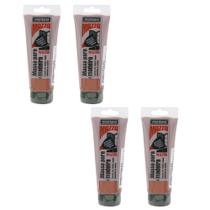Kit 4 Montana Massa Madeira P/ Calafetar Cor Nó De Pinus 220g Kit 4 Montana Massa Madeira P/ Calafetar Cor Nó De Pinus 220g