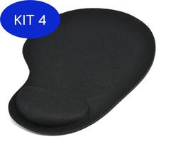 Kit 4 Mouse Pad Ergonômico Com Descanso De Pulso Mb84200