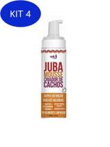 Kit 4 Mousse Criador De Cachos Juba Widi Care 200ml