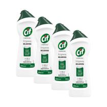 Kit 4 Multiuso CIF Cremoso Limão 250ml