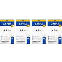 Kit 4 Multivitamínico Lavitan AZ Original Com 90 Comprimidos
