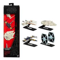 Kit 4 Naves Star Wars The Black Series Titanium Hasbro