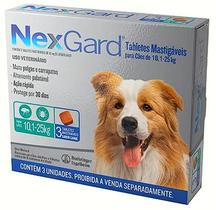 kit 4 NexGard Anti PULGAS E CARRAPATOS CAES 10 A 25 KG