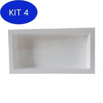 Kit 4 Nicho De Parede Embutir Para Banheiro E Cozinha 30X60