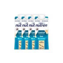 Kit 4 Nutren Control Diet com 15g de Proteínas Sabor Baunilha 200ml
