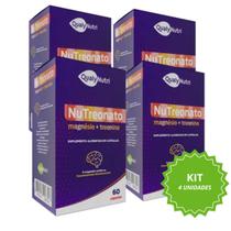 Kit 4 Nutreonato Magnésio Treonato 500mg 60 Caps QualyNutri