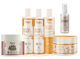 Kit 4 Nutri Waves + Ativ AntiFrizz + Blend de Óleos Apice